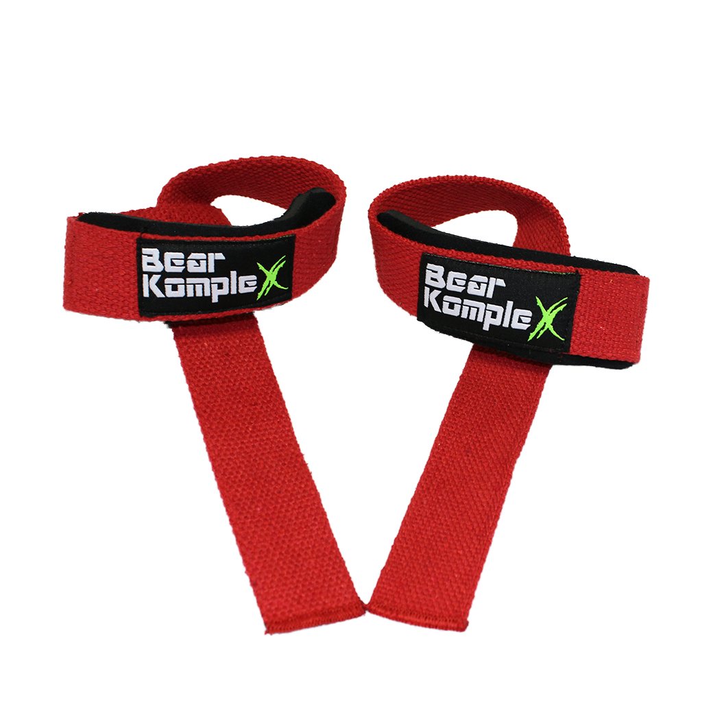 Bear Komplex Lifting Straps Rød Neopren Straps Af Holdbar Kvalitet  Crossfit Udstyr  Til Vægtløftning Og Styrketræning