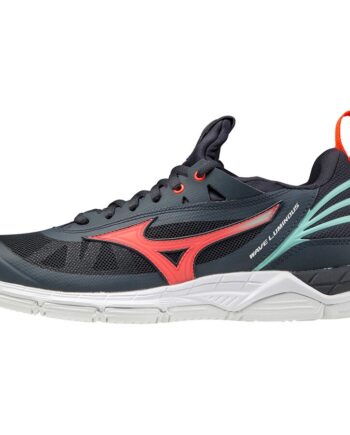 Mizuno Wave Luminous Dame Navy Koral Isgrå Old