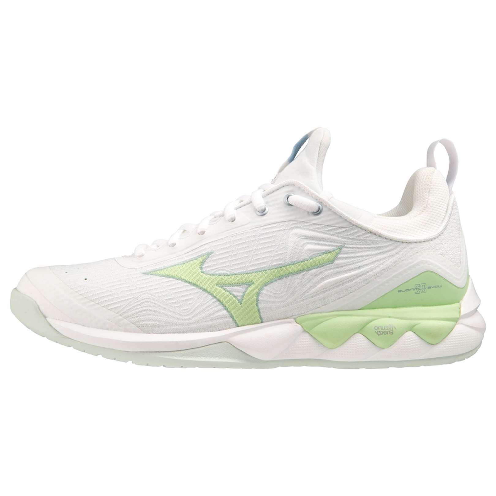 Mizuno Wave Luminous Women White Glacial Patgreen Old