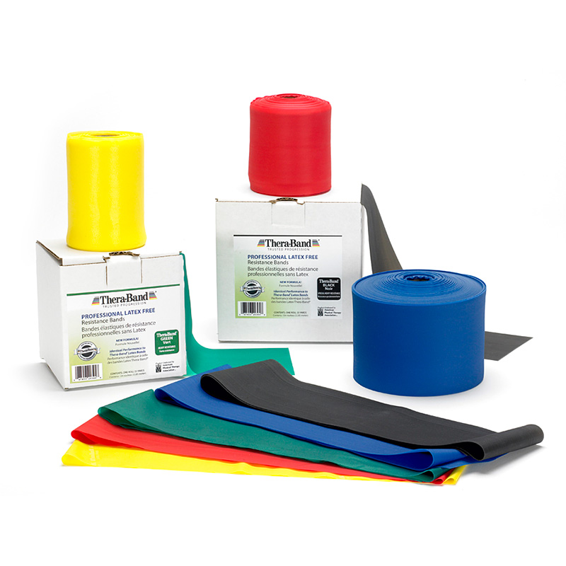 Træningselastik Rød Latexfri 45   Thera-band