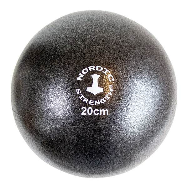 Pilatesbold 20 Cm Sort Nordic Strength