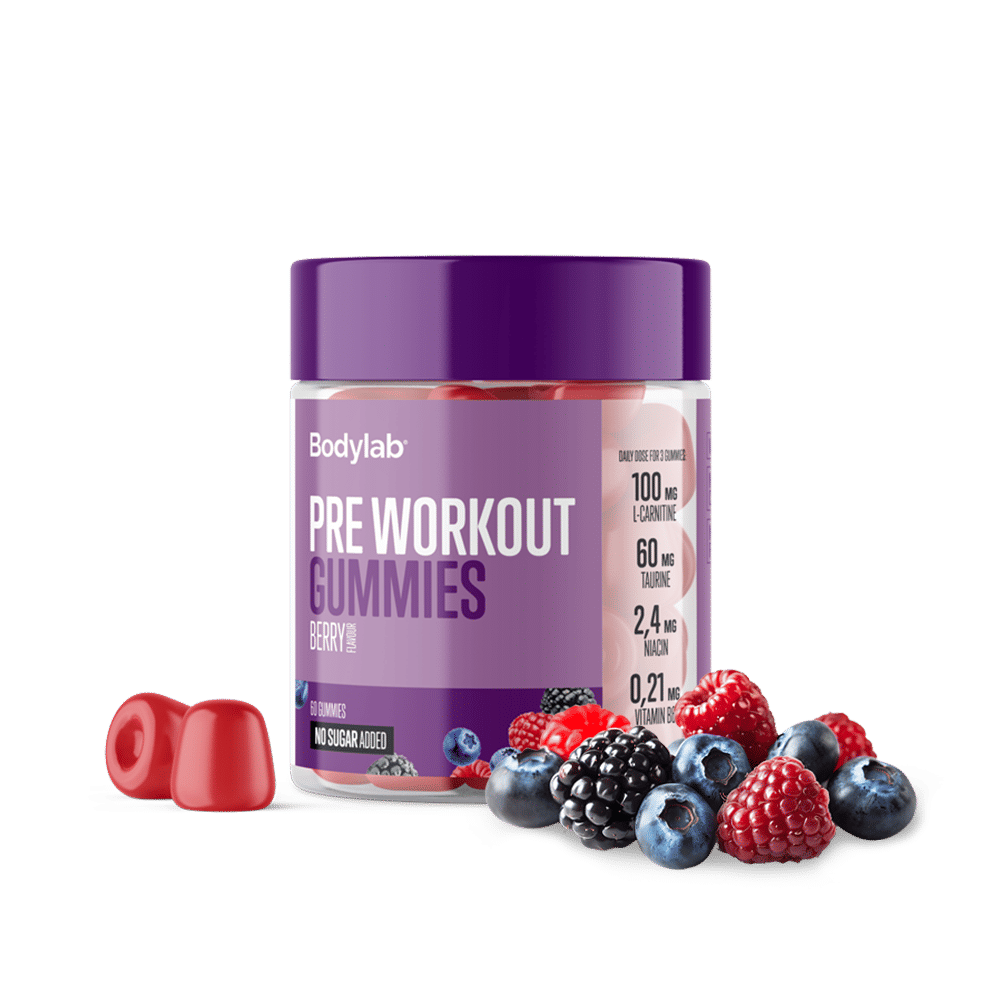 Pre Workout Gummies  60 Stk  Berry