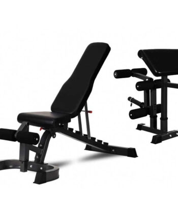 Peak Fitness  Heavy Duty Fid Skråbænk Med Tilbehør