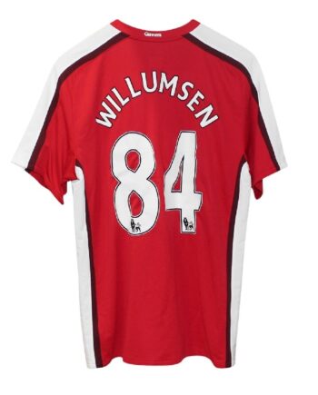 Arsenal Home Jersey 2008 10 Willumsen 84-
