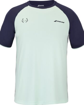 Babolat Crew Neck Tee Juan Lebron  Light Green Navy