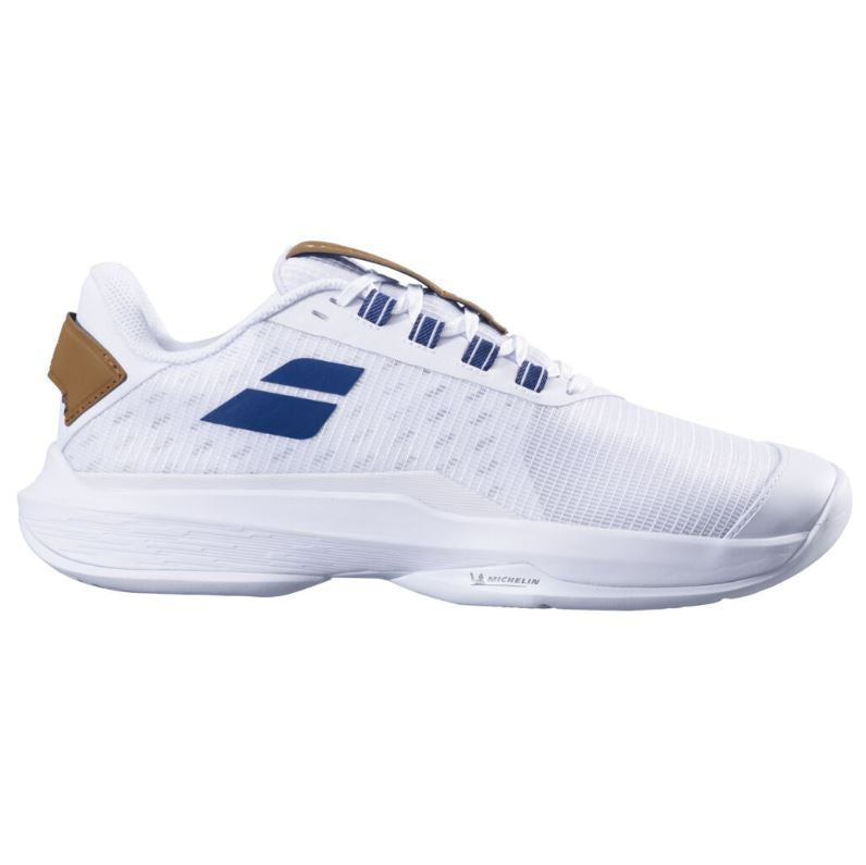 Babolat Jet Tere All Court Wimbledon Men White Blue Navy 42