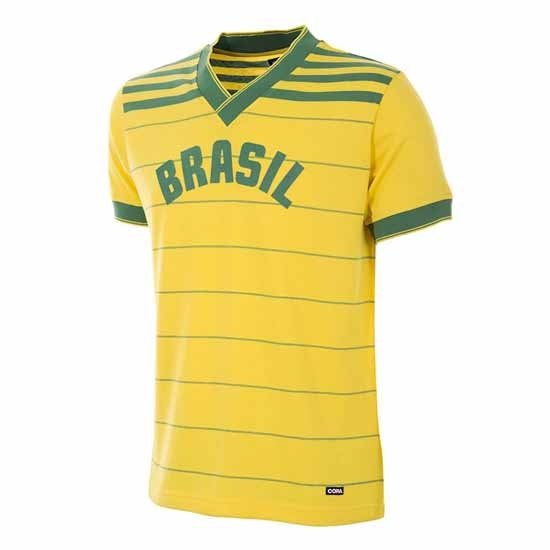 Brazil 1984 Retro Football Shirt   In Stock -