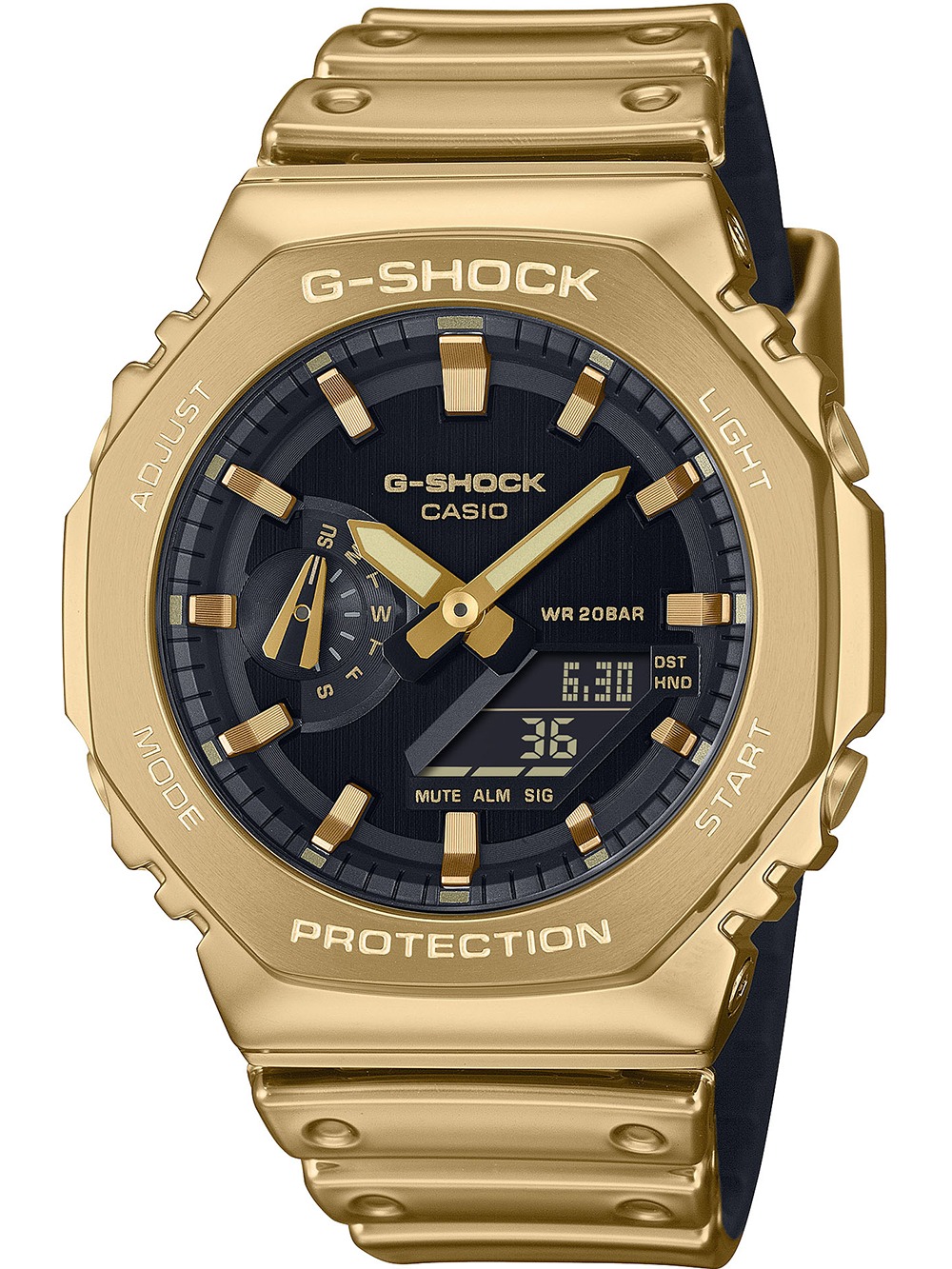 Casio Gm-2100ymg-9aer Herreur -shock -steel