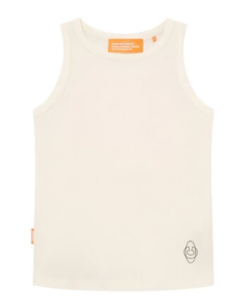 Cuera Active Rib Tank Top  Off White  Xs