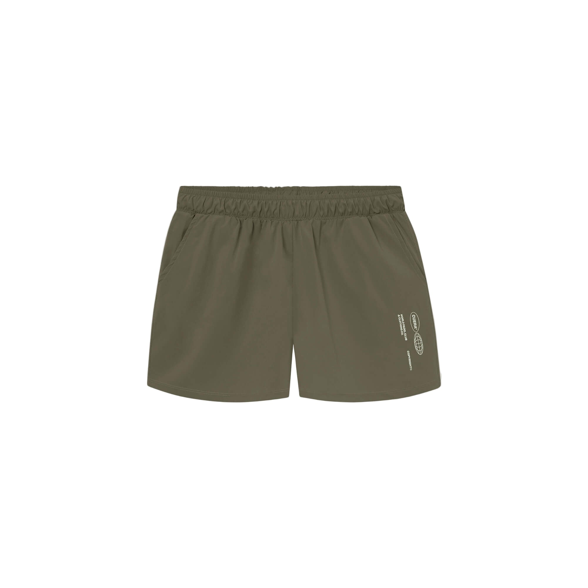 Cuera Womens Active Globe Shorts Army Xs