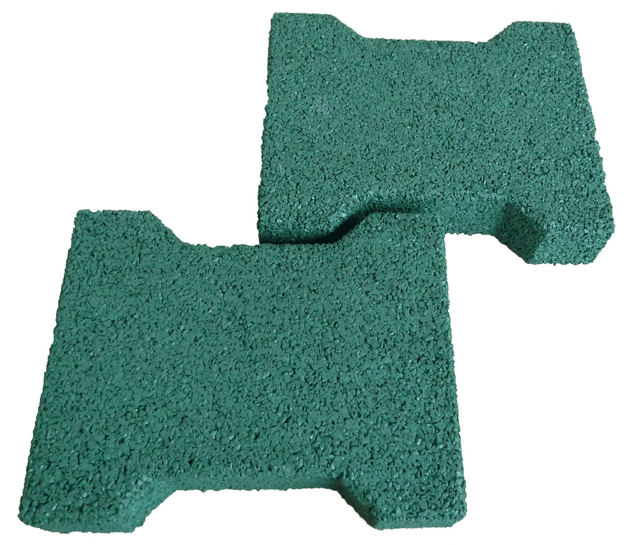 Ergofloor Ergopave -link Equine Gummifliser Grøn