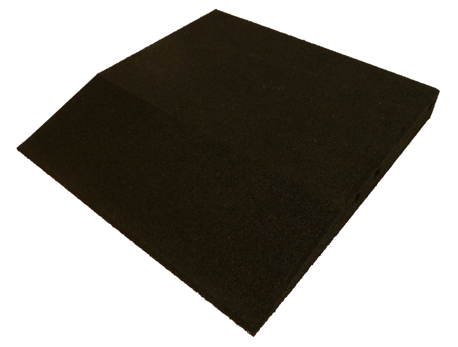 Ergofloor Ergoplay Impact Gummifliser Faldunderlag Rampe 500x500x60 Mm Sort