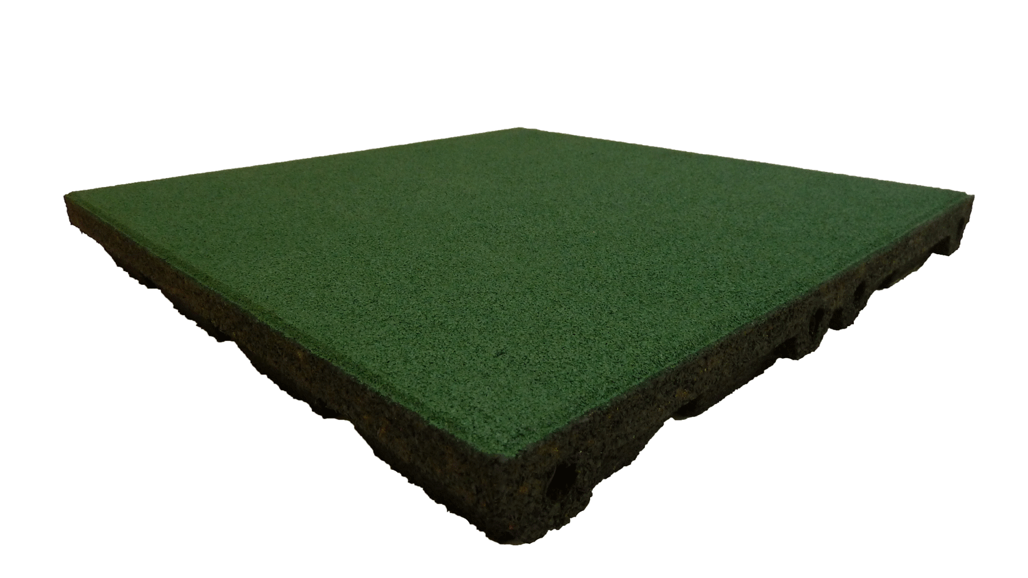 Ergofloor Ergoplay Impact Gummifliser Faldunderlag 500x500x45 Mm Grøn