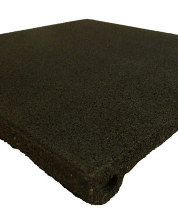 Ergofloor Ergoplay Impact Gummifliser   Faldunderlag 500x500x60 Mm Sort