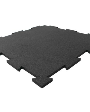 Ergofloor Ergotile Puzzle Gummifliser 518x518x10 Mm Sort