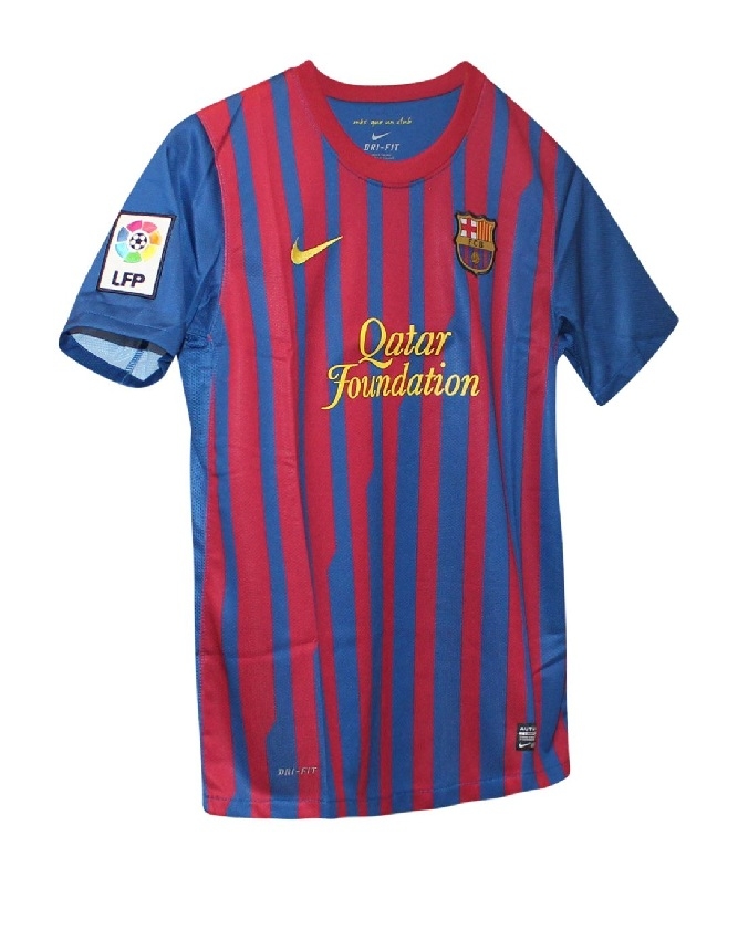 Fc Barcelona Home Jersey 2011 12 Youth Iniesta -ym 140-152 Old