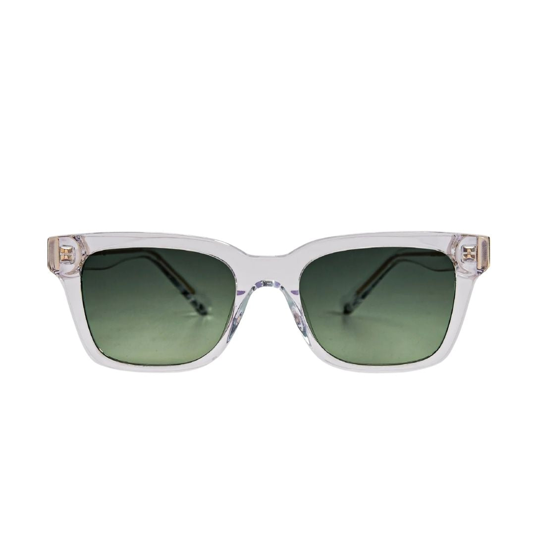 Messyweekend Dean Solbriller Crystal Green