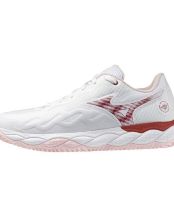 Mizuno Wave Enforce Court Cc Women  White Pinkesque Barbados Cherry  37