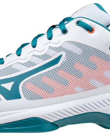 Mizuno Wave Exceed Sl    Ac  Padelsko  White Harborblue Firecracker  47