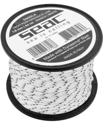 Seac Dyneema     Mm 50 Mt Sort Hvid