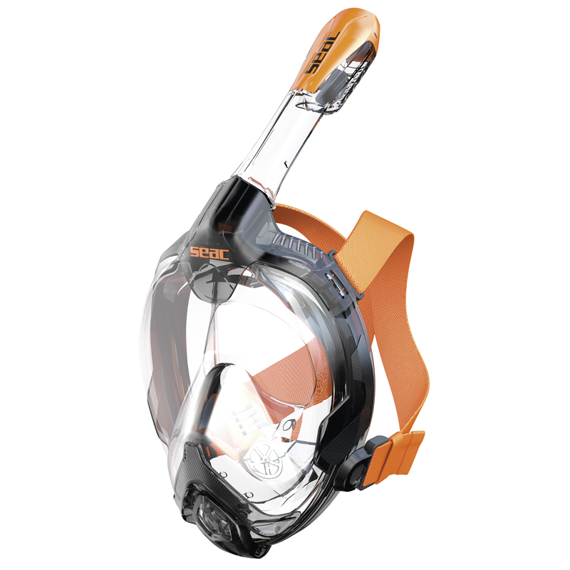Seac Fullface Maske Libera Sort Orange
