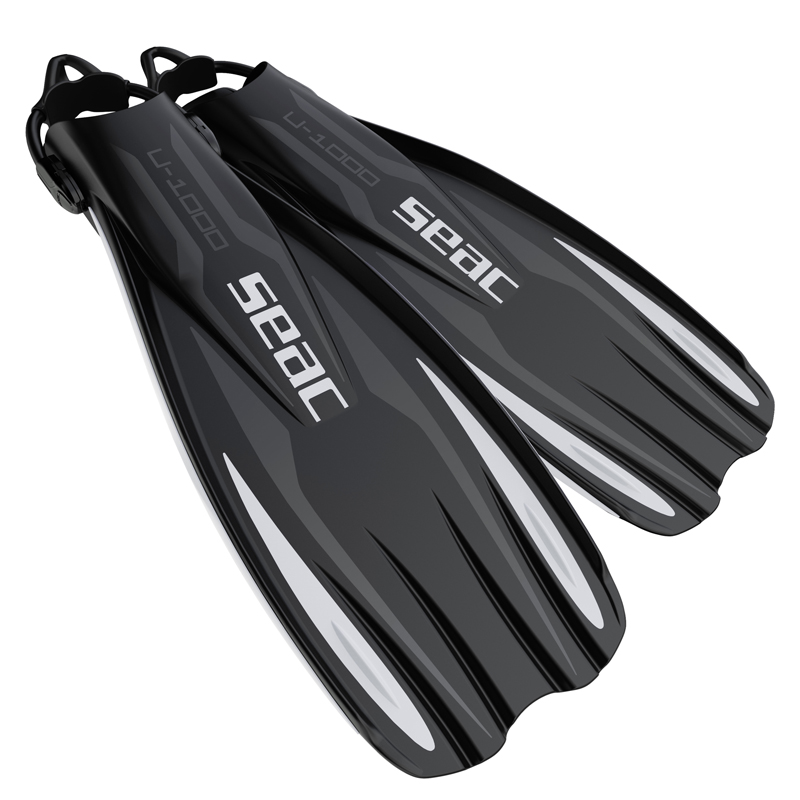 Seac Hælremsfinner -1000 Sling Strap Hvid
