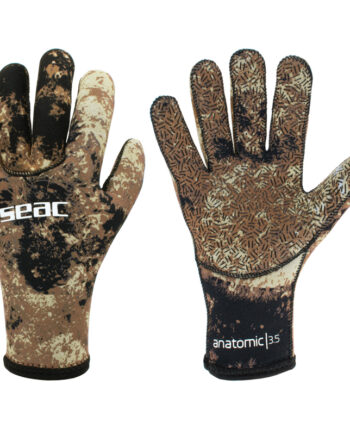 Seac Handsker Anatomic Camo Brun