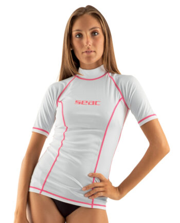 Seac Rash Guard  -sun Kortærmet Dame Hvid