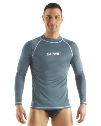 Seac Rash Guard  -sun Lang Herre Grå
