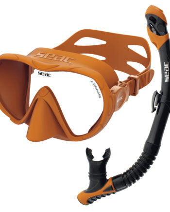 Seac Snorkelsæt  -frame Combo Orange
