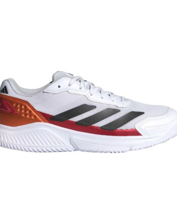 Adidas Courtquick Men Padelsko  Cloud White Core Black Lucid Orange  40