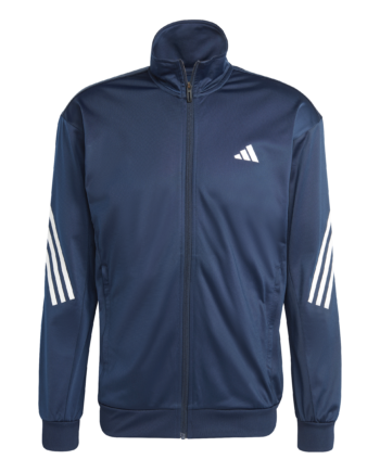 Adidas  -stripe Knitted Jacket  Navy