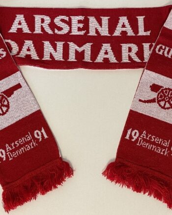 Arsenal Denmark Jacquard Knit Scarf Red-one-size