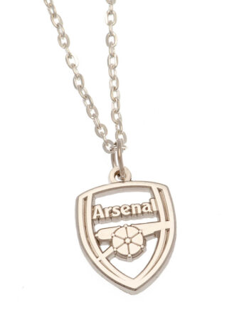 Arsenal Fc Sølv Logo Halskæde