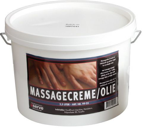 Aserve Massagecreme    Liter