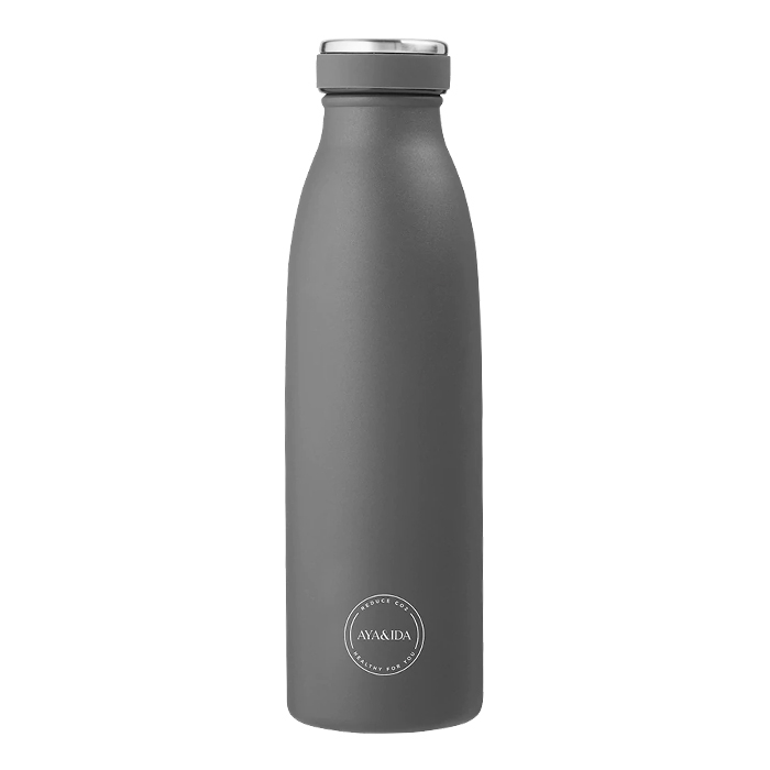 Aya Ida Drikkeflaske  500 Ml Dark Grey