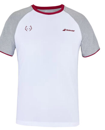 Babolat Crew Neck Tee Juan Lebron  White White