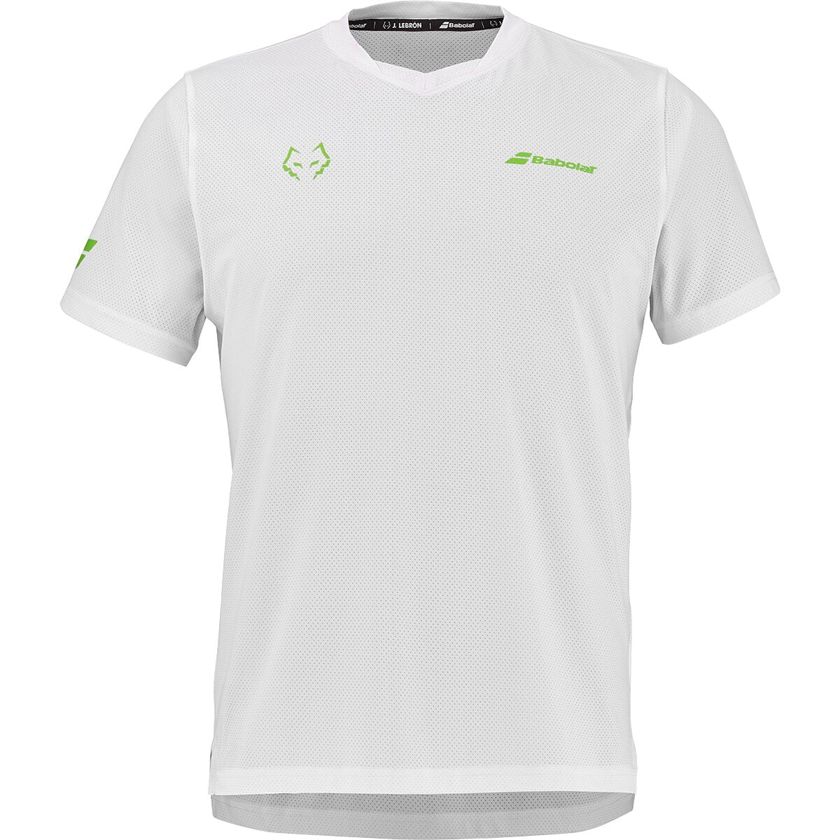 Babolat Crew Neck Tee Juan Lebron White White
