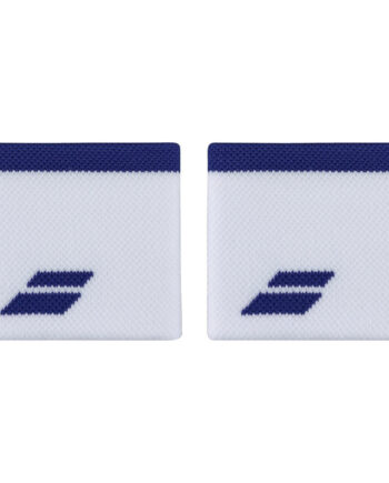 Babolat Logo Wristbands   -pak  White Blue
