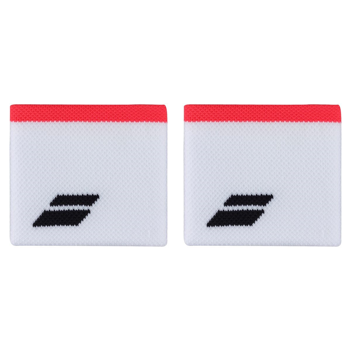 Babolat Logo Wristbands   -pak  White Red