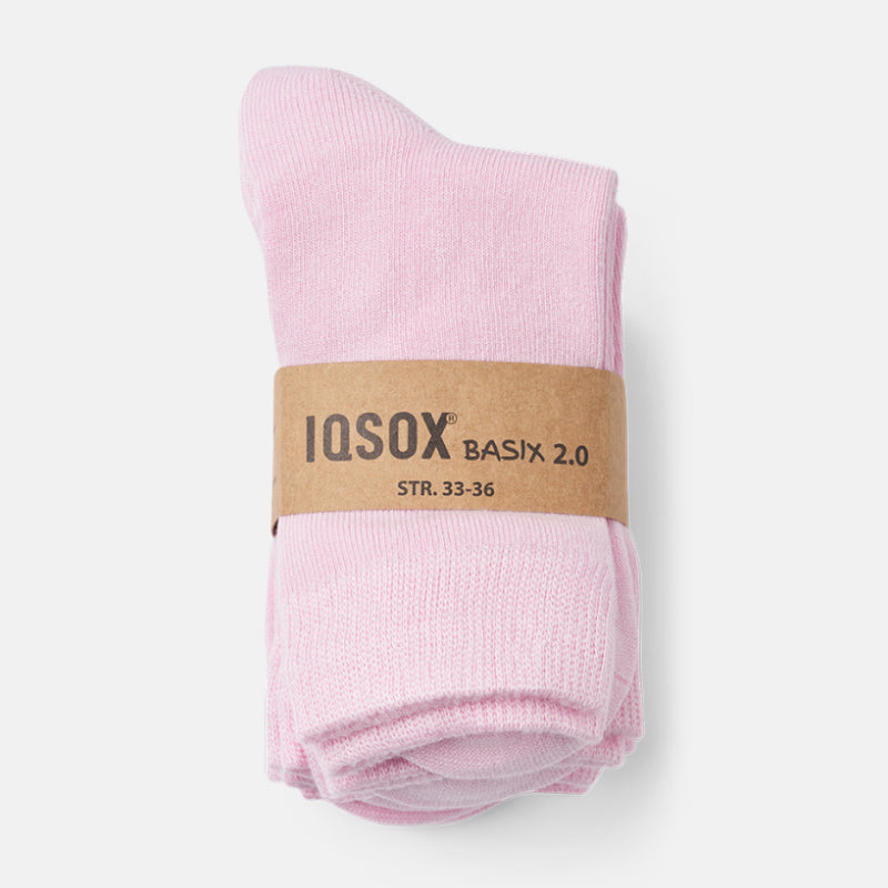 Bambus Børnesokker Pink Par Pink Str 29-32
