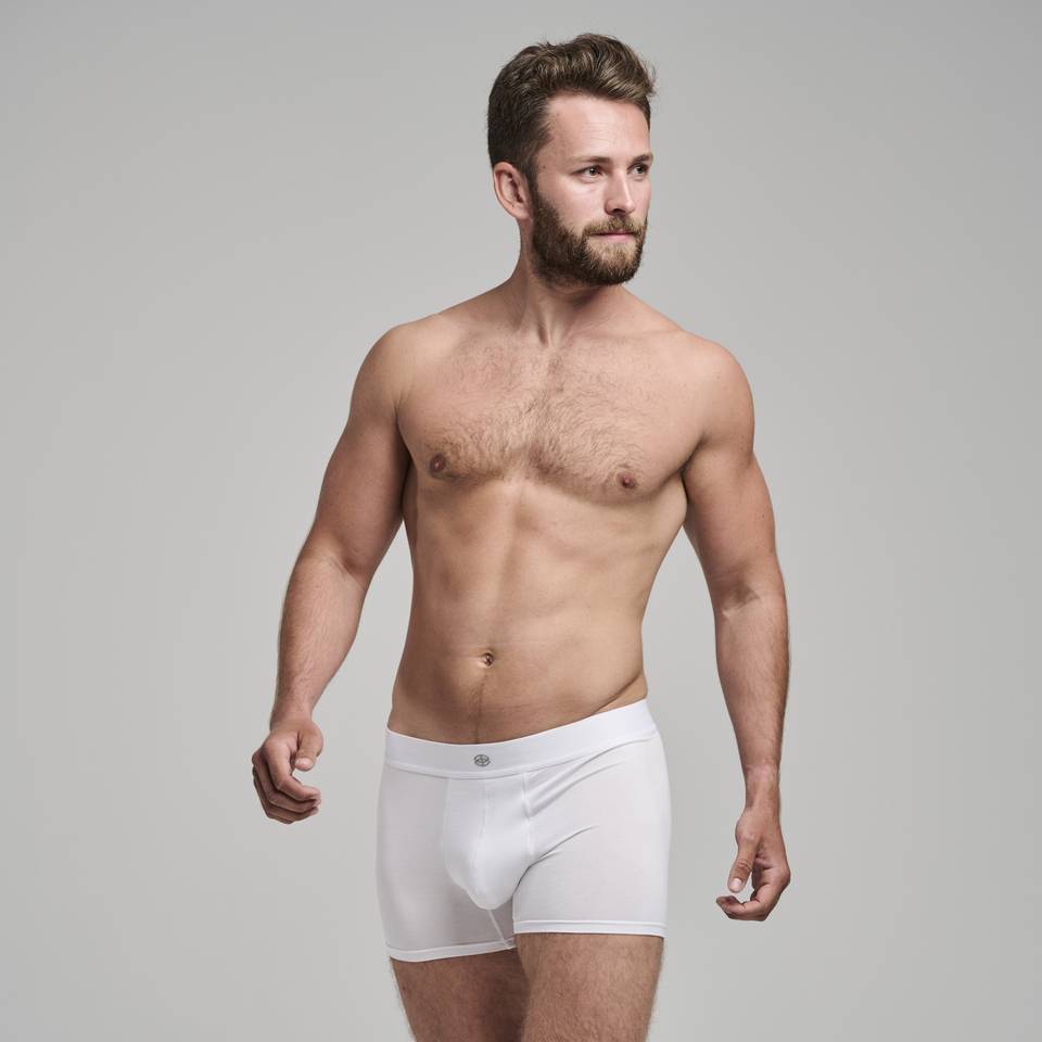 Bambusa Boxershorts Hvid Pk