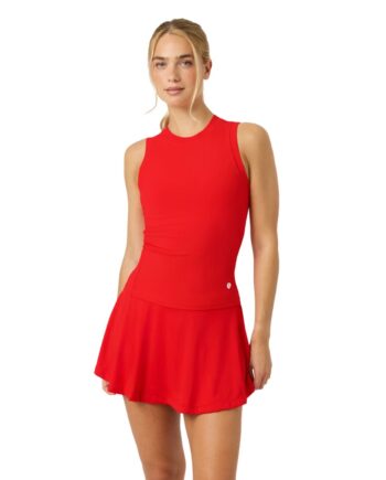 Björn Borg Ace Pocket Ribbed Tank Top  Flame Scarlet  Xs