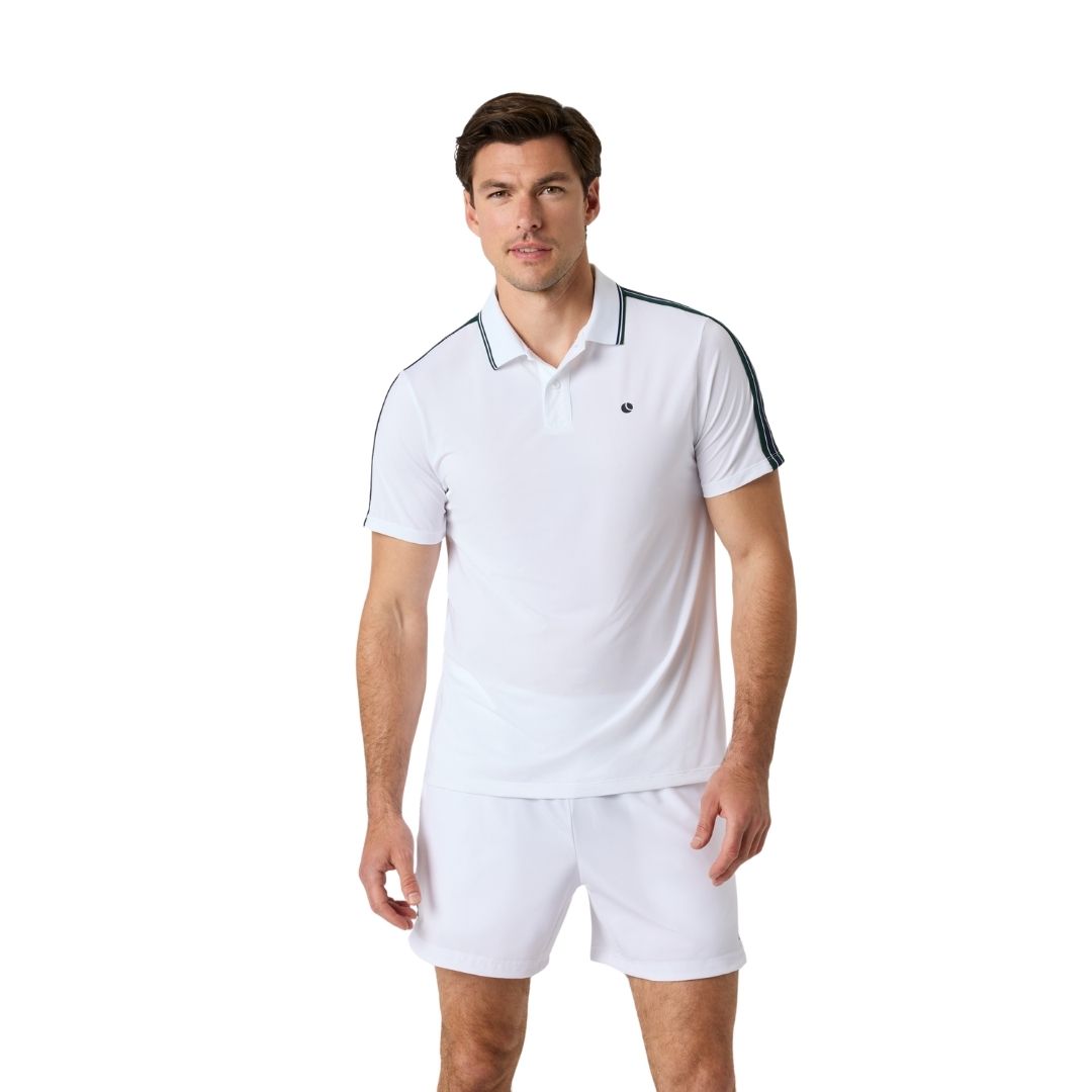 Björn Borg Ace Retro Polo Shirt  Brilliant White