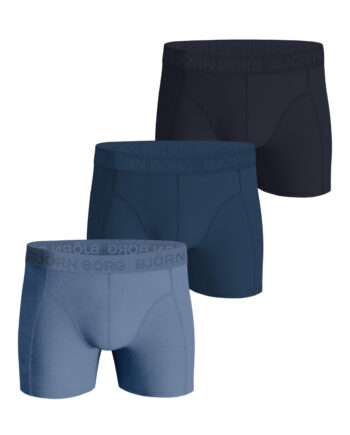 Björn Borg Cotton Stretch Boxershorts   -pak  Blue Navy Black