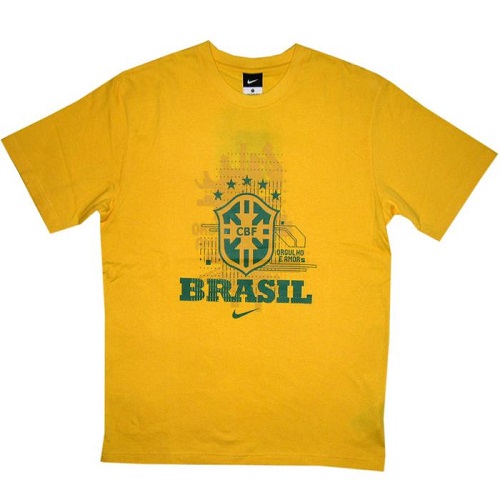 Brazil  -shirt World Cup 2010 Yellow Youth-ym