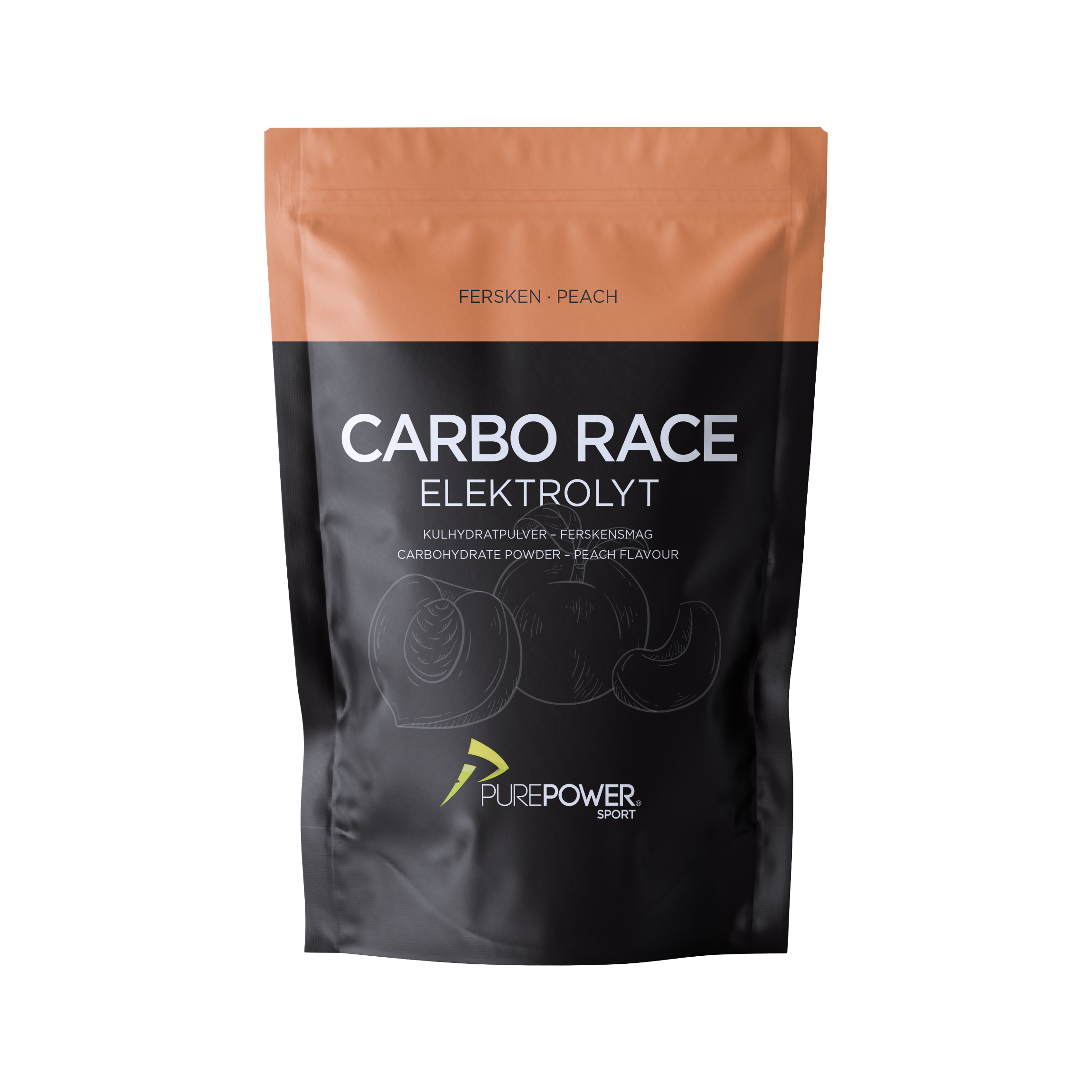 Carbo Race Elektrolyt Fersken   Kg
