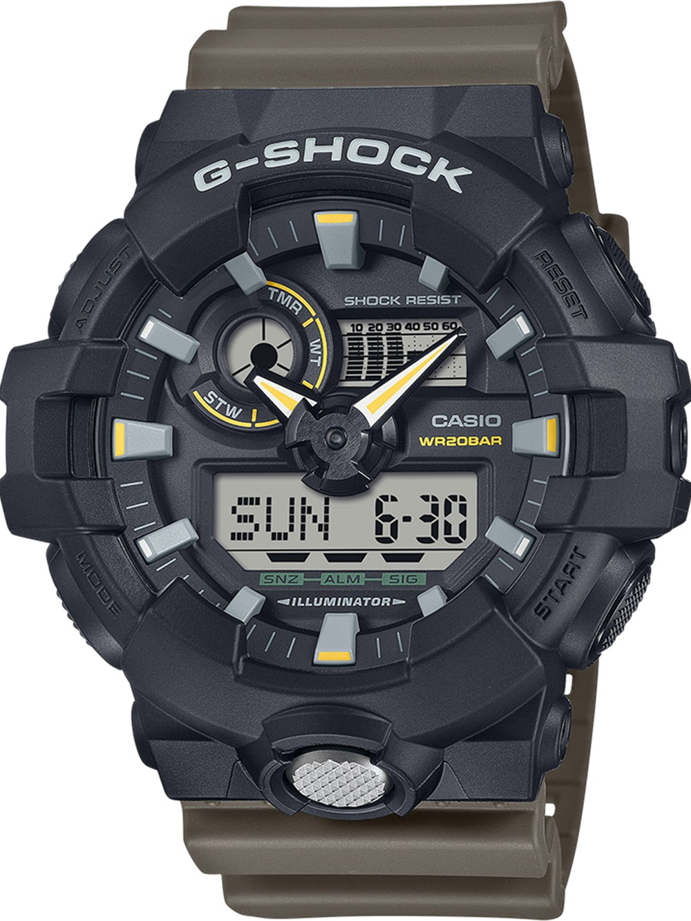 Casio Ga-710tu-1a3er Herreur -shock Classic