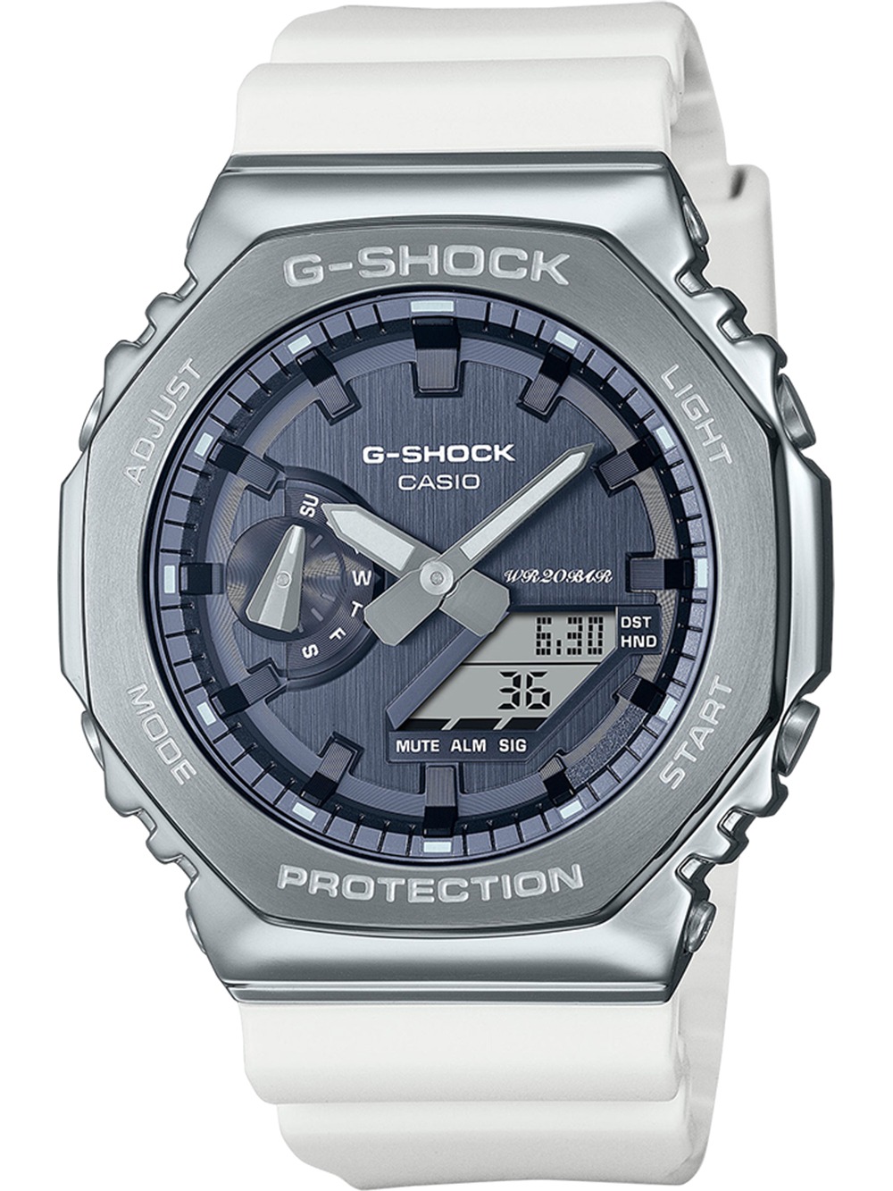 Casio Gm-2100ws-7aer Herreur  -shock Classic