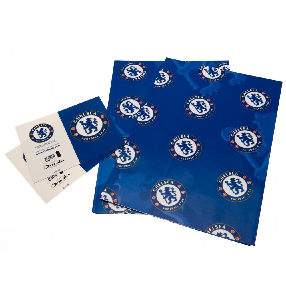 Chelsea Fc Gavepapir 70cm   50cm